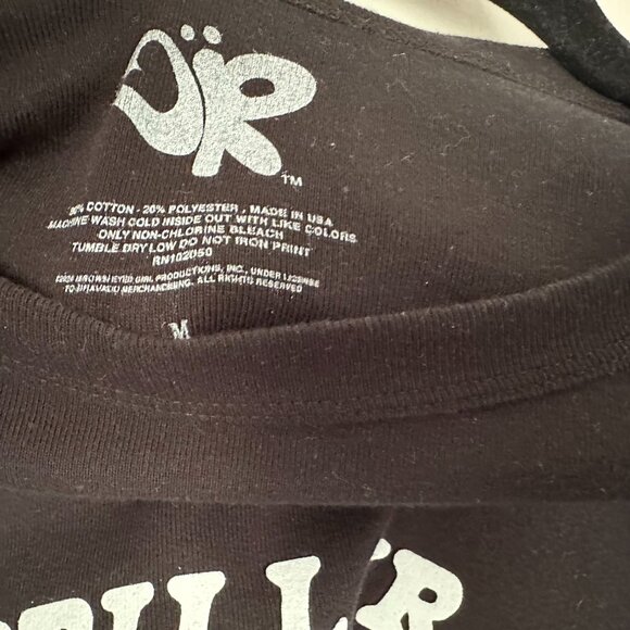 Olivia Rodrigo Official Merch Spill Your Guts Crop Baby Tee Medium - Picture 2 of 4